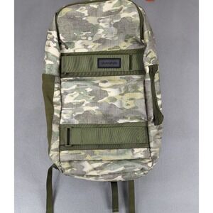 Dakine Mission Street Pack DLX 32L Skateboard Carry Backpack Green Camo Deluxe